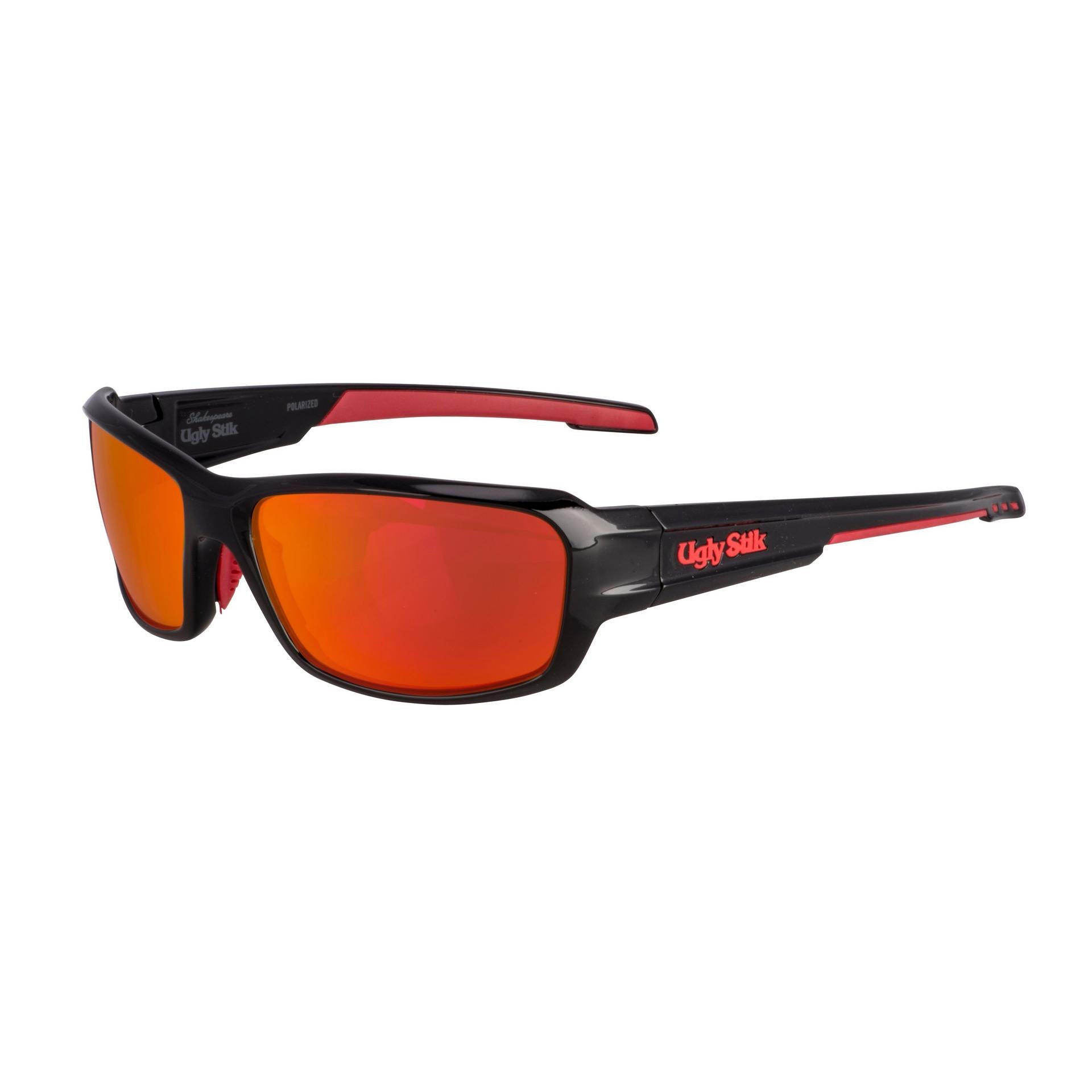 Black sunglasses with red lens