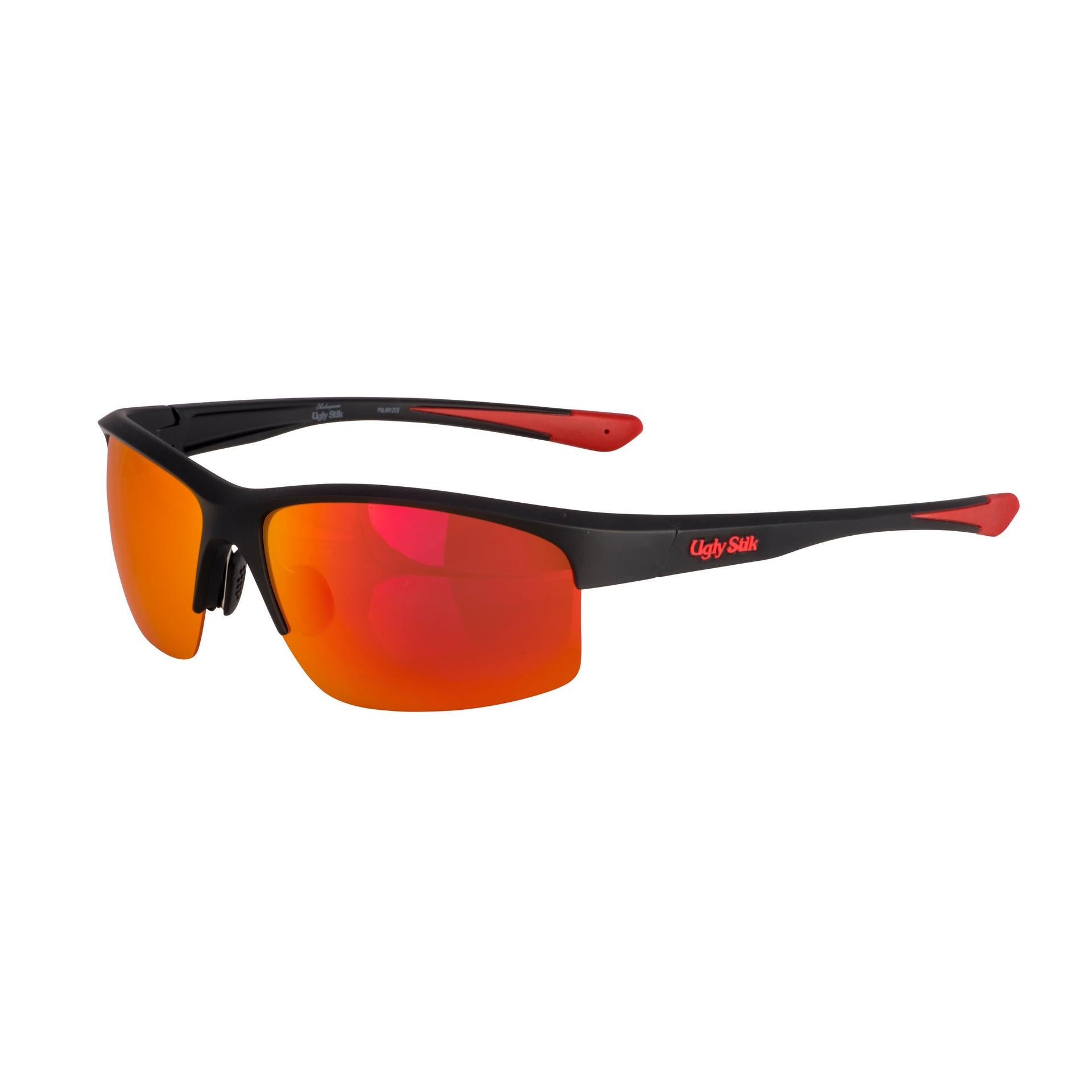 Black sunglasses with red lens